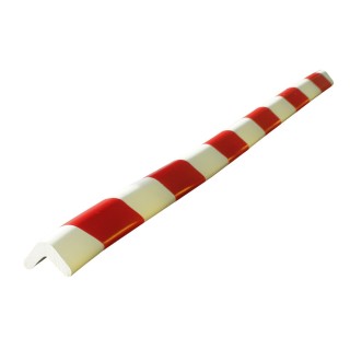 Lot 5 protections d'angle Viso mousse - rouge-blanc
