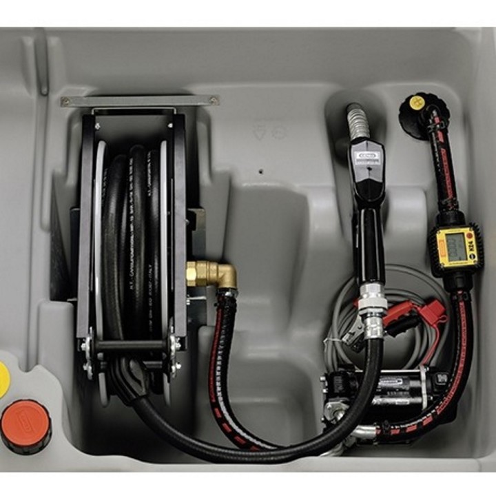 Station service Easy Mobil 440 premium, avec pompe Cematic 3000 12 V et capot