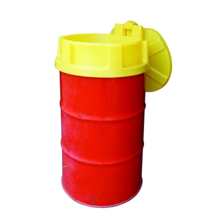 Entonnoir PE Cemo avec couvercle pour fût 200 L