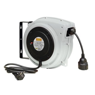 Enrouleur automatique câble électrique 230 Volts, long. 15 m