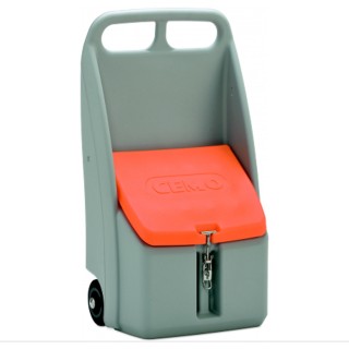 Coffre à absorbant PE mobile Cemo Go-Box, 70 L