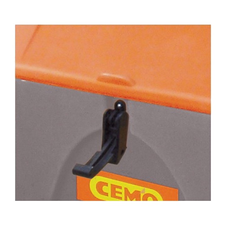 Grenouillère de fermeture pour coffre à sel mobile Cemo 75 L