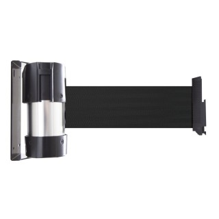Enrouleur mural Viso RW - sangle premium noire - 4 m x 100 mm