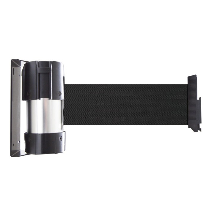 Enrouleur mural Viso RW - sangle premium noire - 4 m x 100 mm