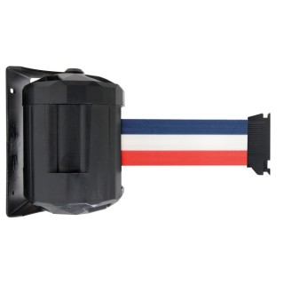 Enrouleur mural extérieur Viso RWX20 - sangle bleue-blanche-rouge - 2 m x 50 mm