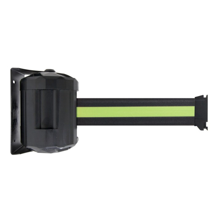 Enrouleur mural extérieur Viso RWX20 - sangle noire-jaune-noire - 2 m x 50 mm
