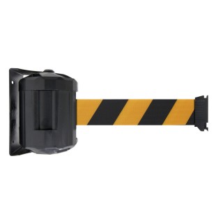 Enrouleur mural extérieur Viso RWX20 - sangle noire-jaune - 2 m x 50 mm