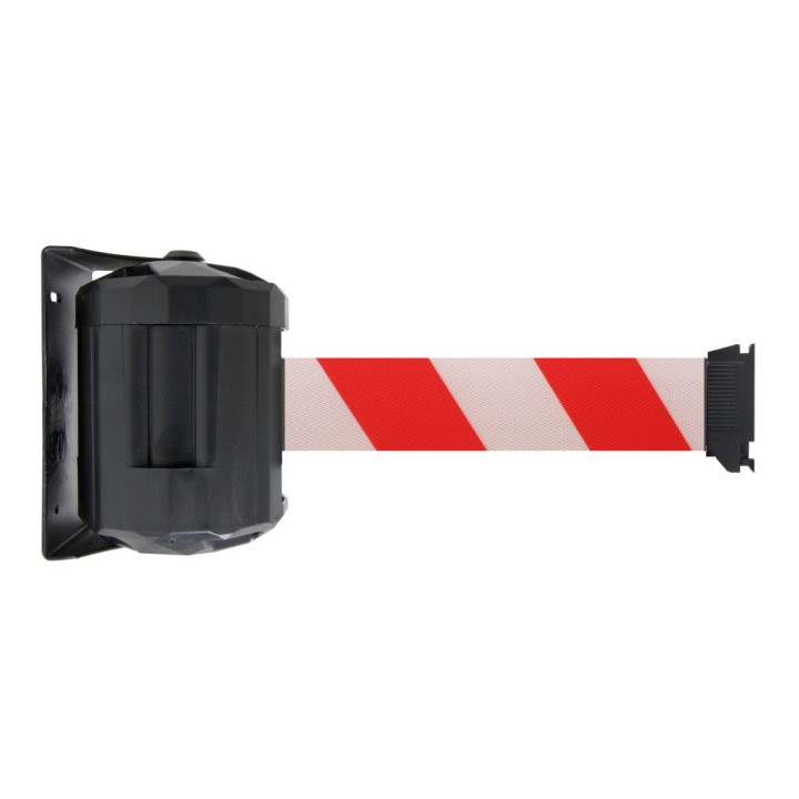 Enrouleur mural extérieur Viso RWX20 - sangle rouge-blanche - 2 m x 50 mm