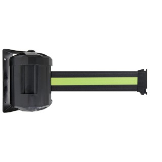 Enrouleur mural extérieur Viso RWX40 - sangle noire-jaune-noire - 4 m x 50 mm