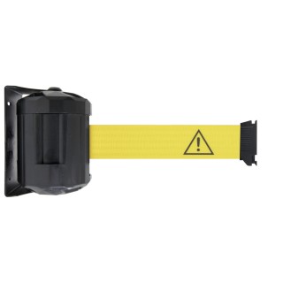 Enrouleur mural extérieur Viso RWX40 - sangle jaune + logo "Danger" - 4 m x 50 mm