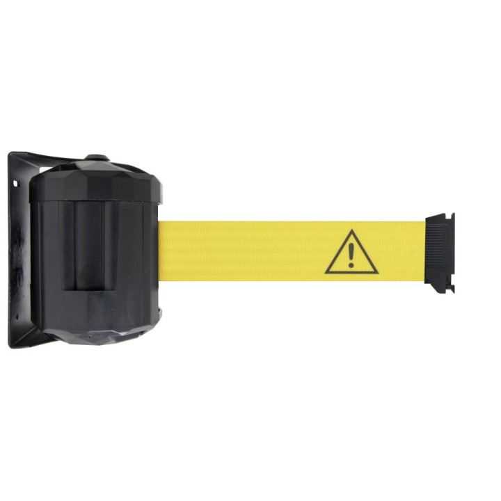 Enrouleur mural extérieur Viso RWX40 - sangle jaune + logo "Danger" - 4 m x 50 mm