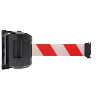 Enrouleur mural extérieur Viso RWX40 - sangle rouge-blanche - 4 m x 50 mm