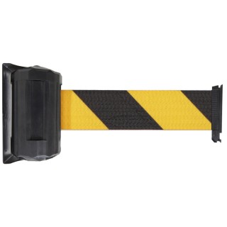 Enrouleur mural extérieur Viso RWX410 -sangle noire-jaune - 4 m x 100 mm