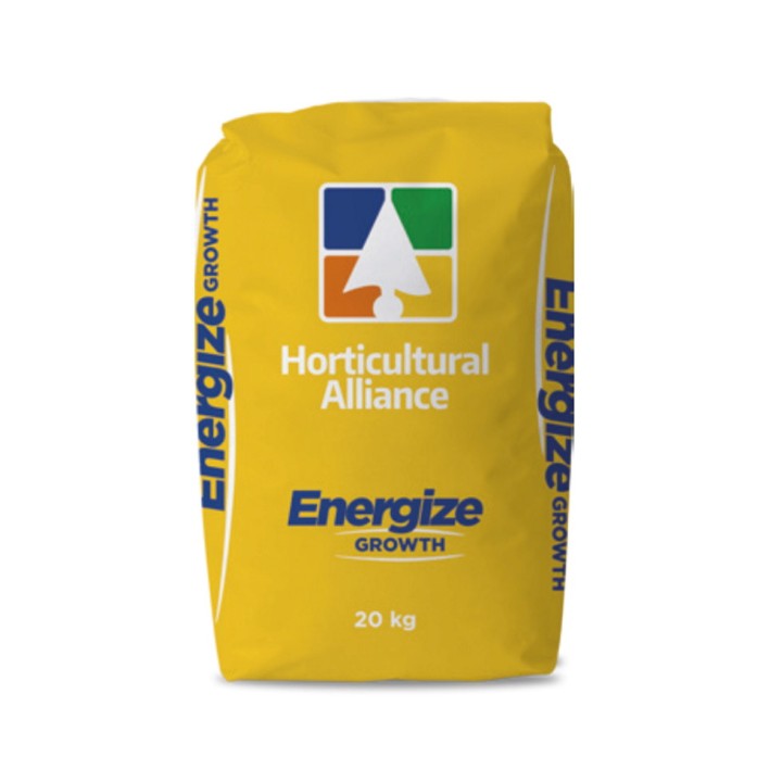 Engrais organique azoté avec bactéries Energize Growth Horticultural Alliance - Granulés - Sac de 20 kg