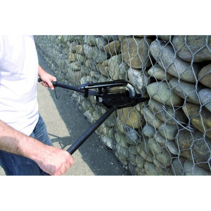 Agrafeuse manuelle avec chargeur, pour la pose d'agrafes CL50 Gabion