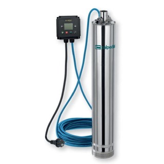 Pompe E-MPSM 306  Mono Calpeda, 5" immergée inox pour puits, avec boîtier