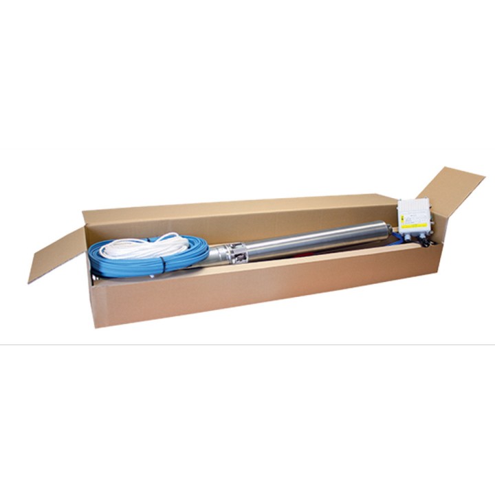 Pompe 4SDPM 4-7 E20 CO Mono Calpeda, 4" immergée inox pour forages, avec coffret de démarrage