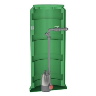 Poste de dispersion pour eaux claires CALIDIS 500 Calpeda, avec pompe MPM 204 Mono