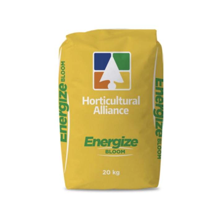 Engrais organique potassique avec bactéries Energize Bloom Horticultural Alliance - Granulés - 1 palette de 60 sacs de 20 kg