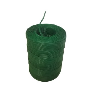 Lien PVC vert armé continu pour pince à liens armés, bobine de 220 m