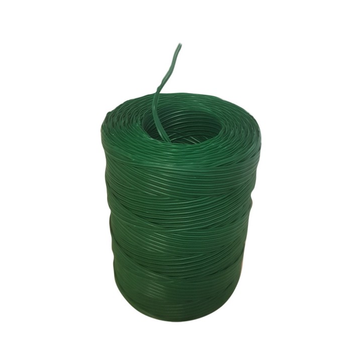 Lien PVC vert armé continu pour pince à liens armés, bobine de 220 m