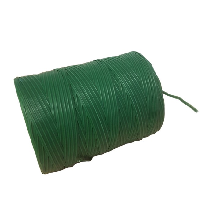 Lien PVC vert armé continu pour pince à liens armés, bobine de 220 m