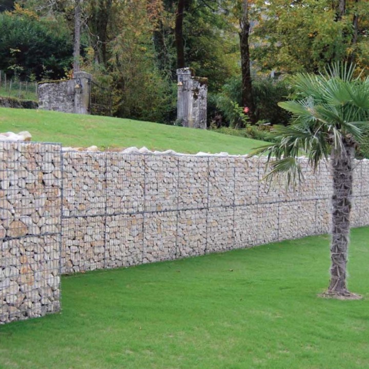 Gabion Cube professionnel 50 x 50 cm, haut. 50 cm, montage hélices