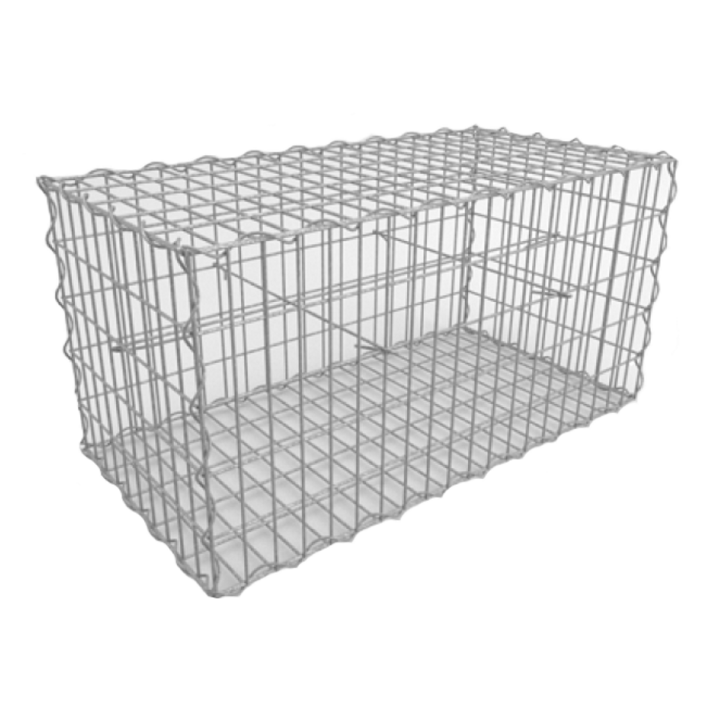 Gabion professionnel 100 x 30 cm, haut. 50 cm, montage hélices