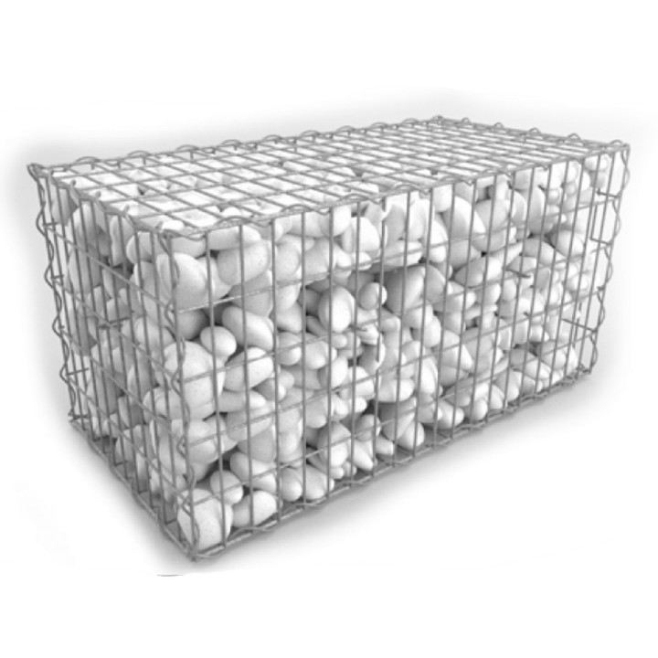 Gabion professionnel 100 x 30 cm, haut. 50 cm, montage hélices