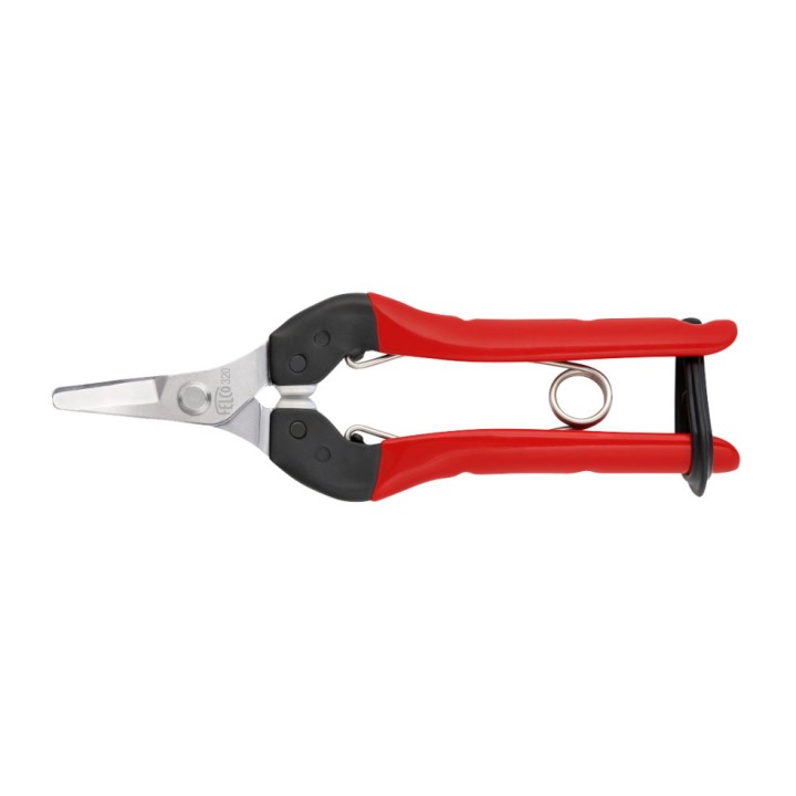 Epinette FELCO 320, poignées acier, lame courbe et nickelée, 154 mm