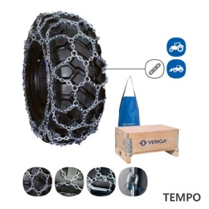Chaînes pneus tracteur VERI30614TM-605-8 Tempo Veriga