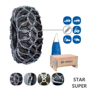 Chaînes pneus tracteur VERI30265SS-960-9.5 Star Super Veriga