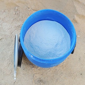 Fût plastique alimentaire bleu à ouverture totale - Homologués UN