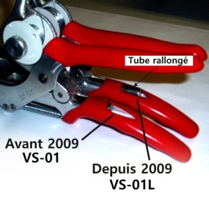 Pièces d'usure pour pince Beli VS01 et VS01L