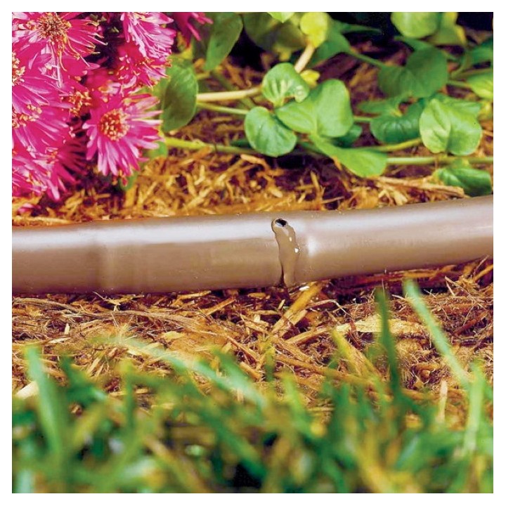 Tube à goutteurs intégrés RG 2000 Toro, marron, Ø16 mm, esp. 33 cm, débit 2 l/h