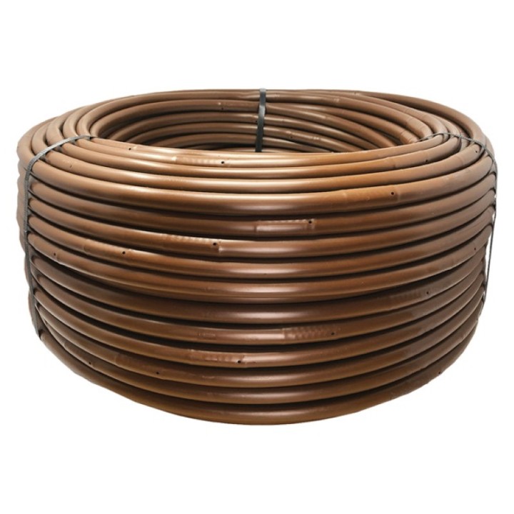 Tube à goutteurs intégrés RG 2000 Toro, marron, Ø16 mm, esp. 33 cm, débit 2 l/h