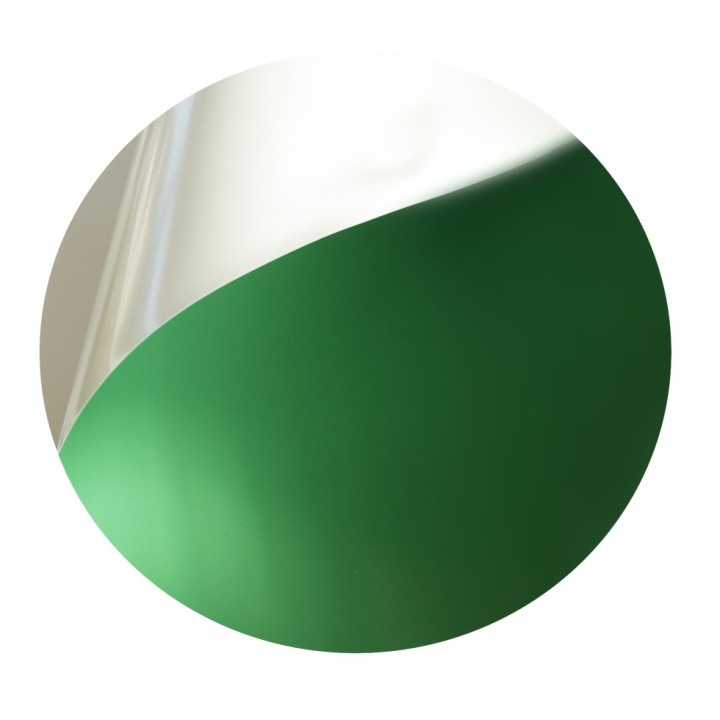 Bâche vert/blanc 250µ, dim. 13,5 x 87 m