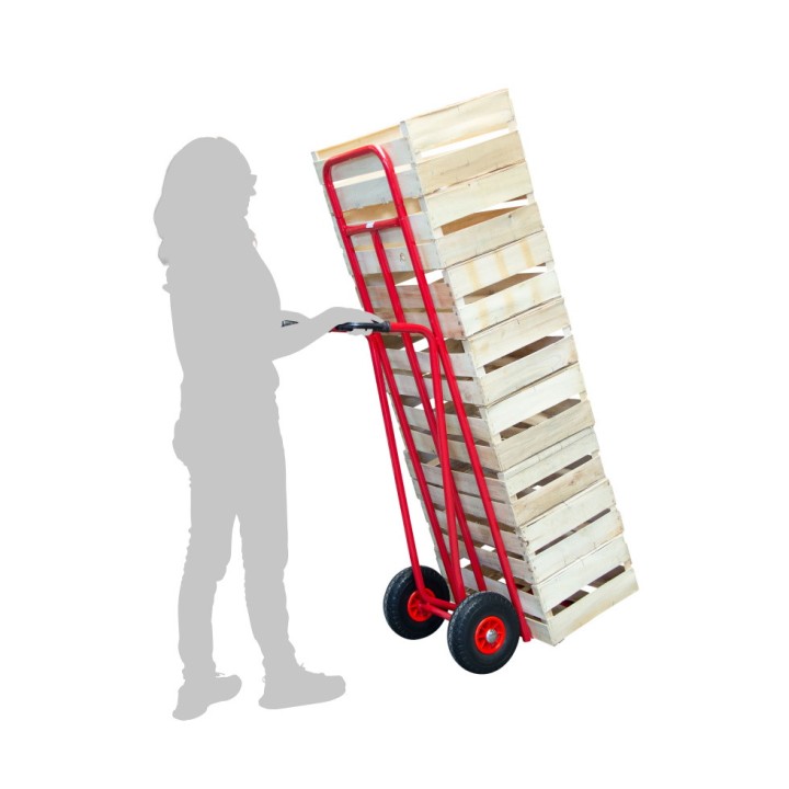 Diable FIMM maraîcher, tablier télescopique - Capacité 200 kg