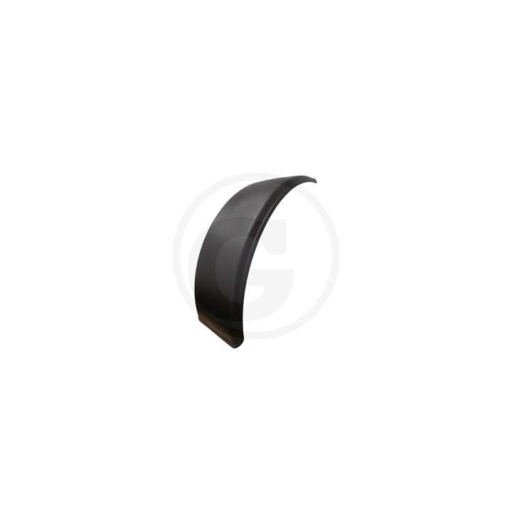 Garde-boue plastique 470 x 430 mm, rayon 790 mm Granit