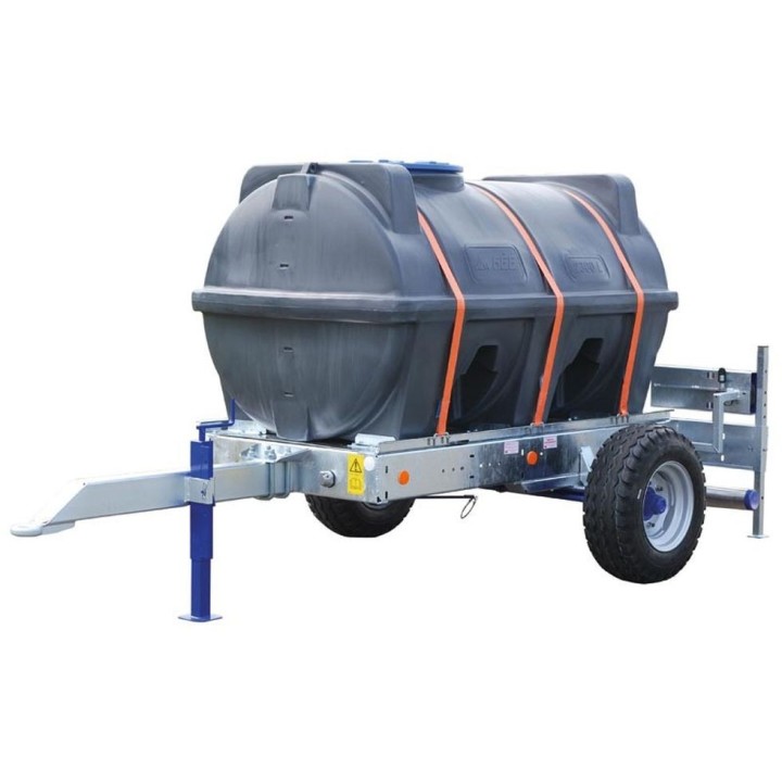 Citerne polyéthylène La Gée pour tracteur homologuée route - 1000 L à 6400 L