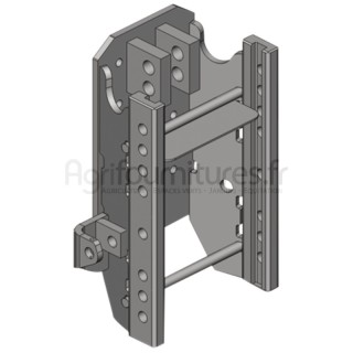 Support d'attelage Scharmüller (330/25/32), max. 2000 kg