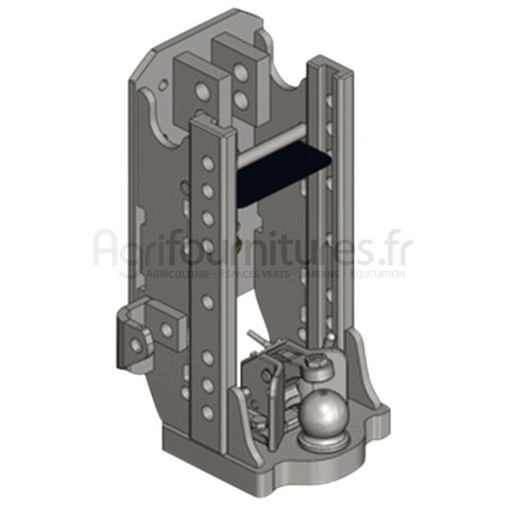 Support d'attelage Scharmüller (255/25/32) avec boule K80, max. 3000 kg