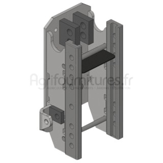 Support d'attelage Scharmüller (255/25/32), max. 2000 kg