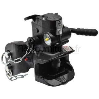 Attache de remorque broche d'attelage 38 mm