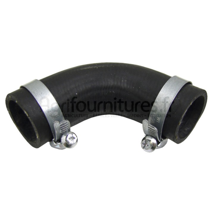 Durite coudée latérale de radiateur pour Massey Ferguson modèles : MF 65, MF 165
