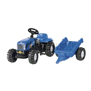Tracteur avec remorque New Holland T7040 Rolly Toys