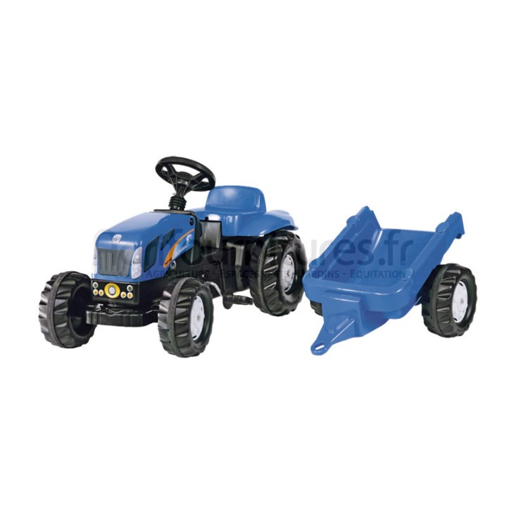 Tracteur avec remorque New Holland T7040 Rolly Toys