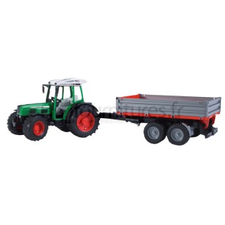 Tracteur avec remorque à ridelles Fendt 209 S Bruder