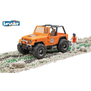 Véhicule tout terrain avec coureur Jeep Cross Country Racer Bruder