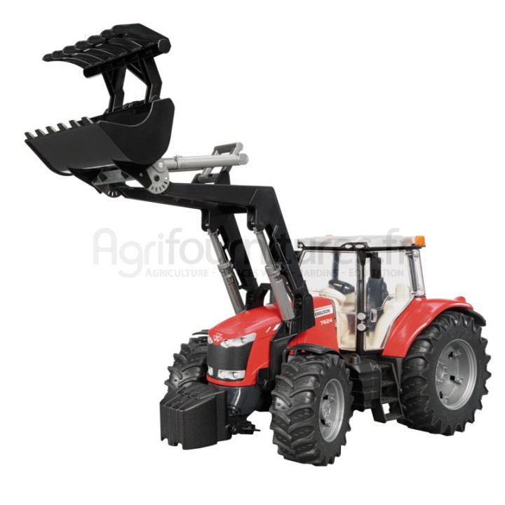 Tracteur avec chargeur frontal Massey-Ferguson 7624 Bruder
